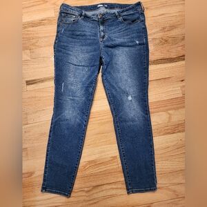 Old Navy Women's Skinny Jeans - Dark Blue